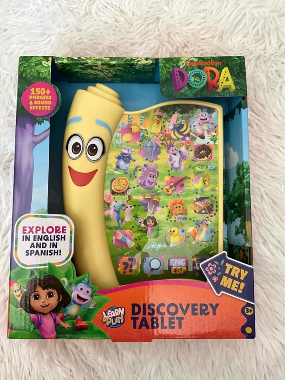 Nickelodeon Dora Discovery Tablet - Yellow with Multicolor Buttons